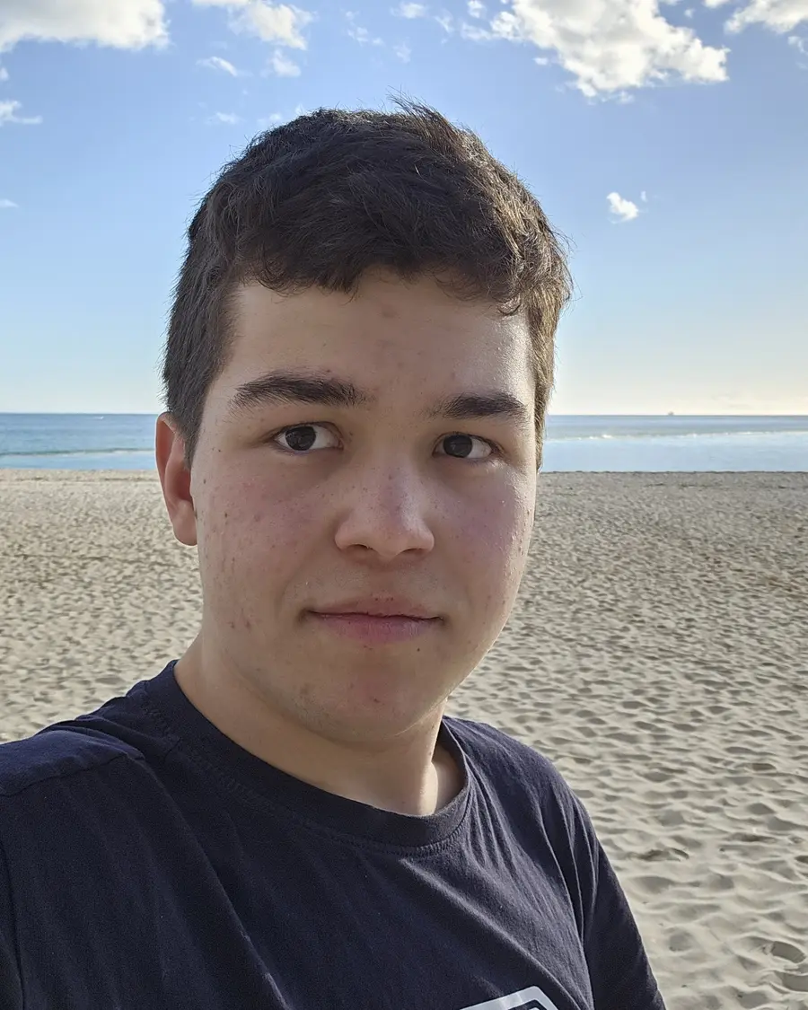 Dominik on the coast in Portugal in 2023